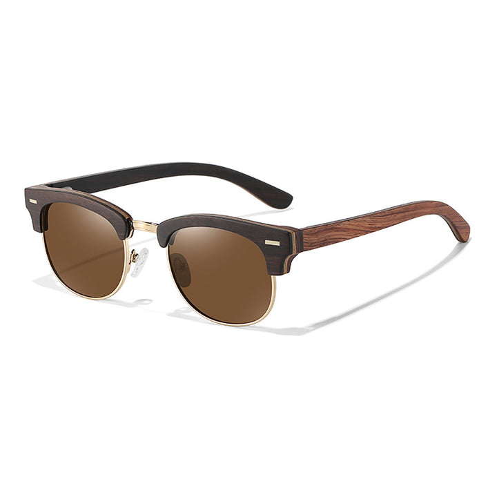Semi-rimless Fashion Men's And Women's Polarized Sunglasses UV400 - Image 4