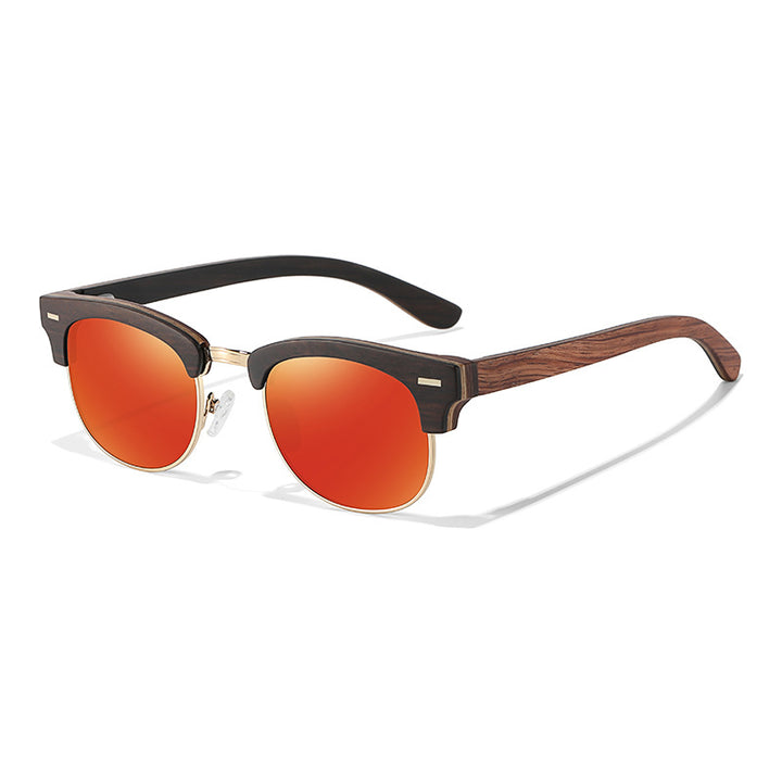 Semi-rimless Fashion Men's And Women's Polarized Sunglasses UV400 - Image 5