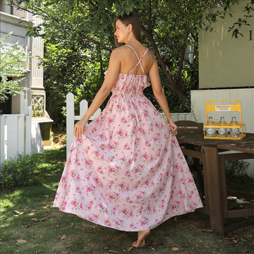 Women's Floral Printed Dresses - Image 4