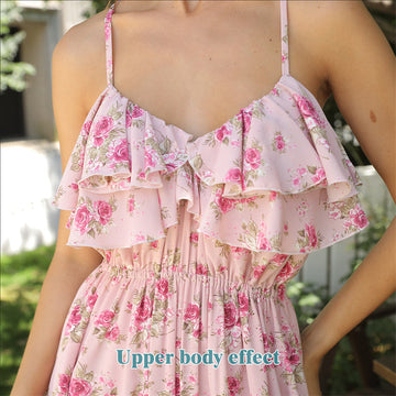 Women's Floral Printed Dresses - Image 6