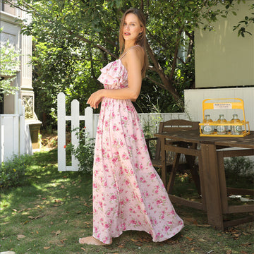 Women's Floral Printed Dresses - Image 5
